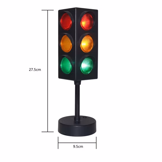 Factory Direct Mini Battery Blinking Traffic Signal Stop Lamps Flashing Traffic Lights